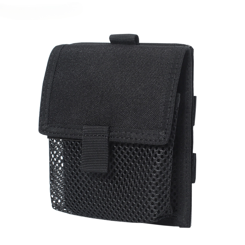 Sack Race Bag - フックループ付きモールポーチベルトウエストパック、小さな電話ポケット、EDCツールバッグ、キャンプ、ランニング、ハンティング、アクセサリー