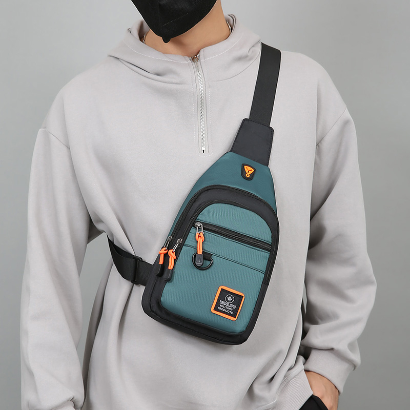 Sack Race Bag - カジュアルメンズチェストバッグナイロンスモールショルダーバッグランニングサイクリングベルトスリングバッグアウトドアスポーツクロスボディバッグ旅行電話ポーチバッグ