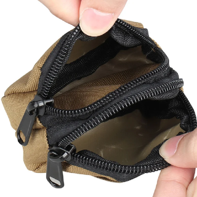 Sack Race Bag - 1Pc ミニウエストバッグポータブルコインキーポケット財布屋外軽量収納ポーチランニングハイキングトラベルアクセサリー