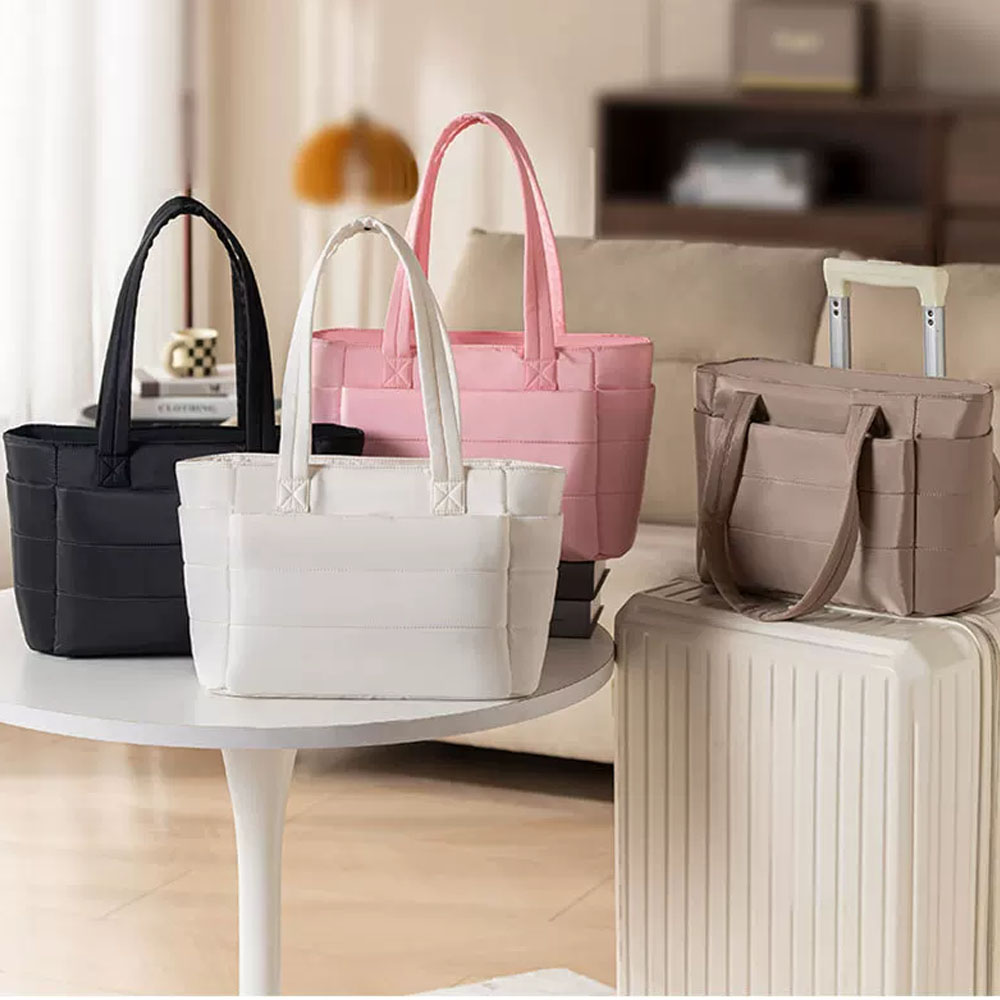 Sack Race Bag - 新スタイルトートバッグ、大容量レディースキルトハンドバッグ、ヨガフィットネス収納バッグ、軽量通勤ショルダーバッグ