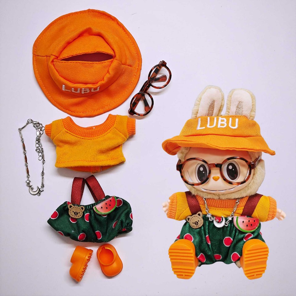 15/17cm ラブブドール服 ミニドール衣装 スイカ柄オー - Party Games 15 In 1 のレビューと価格