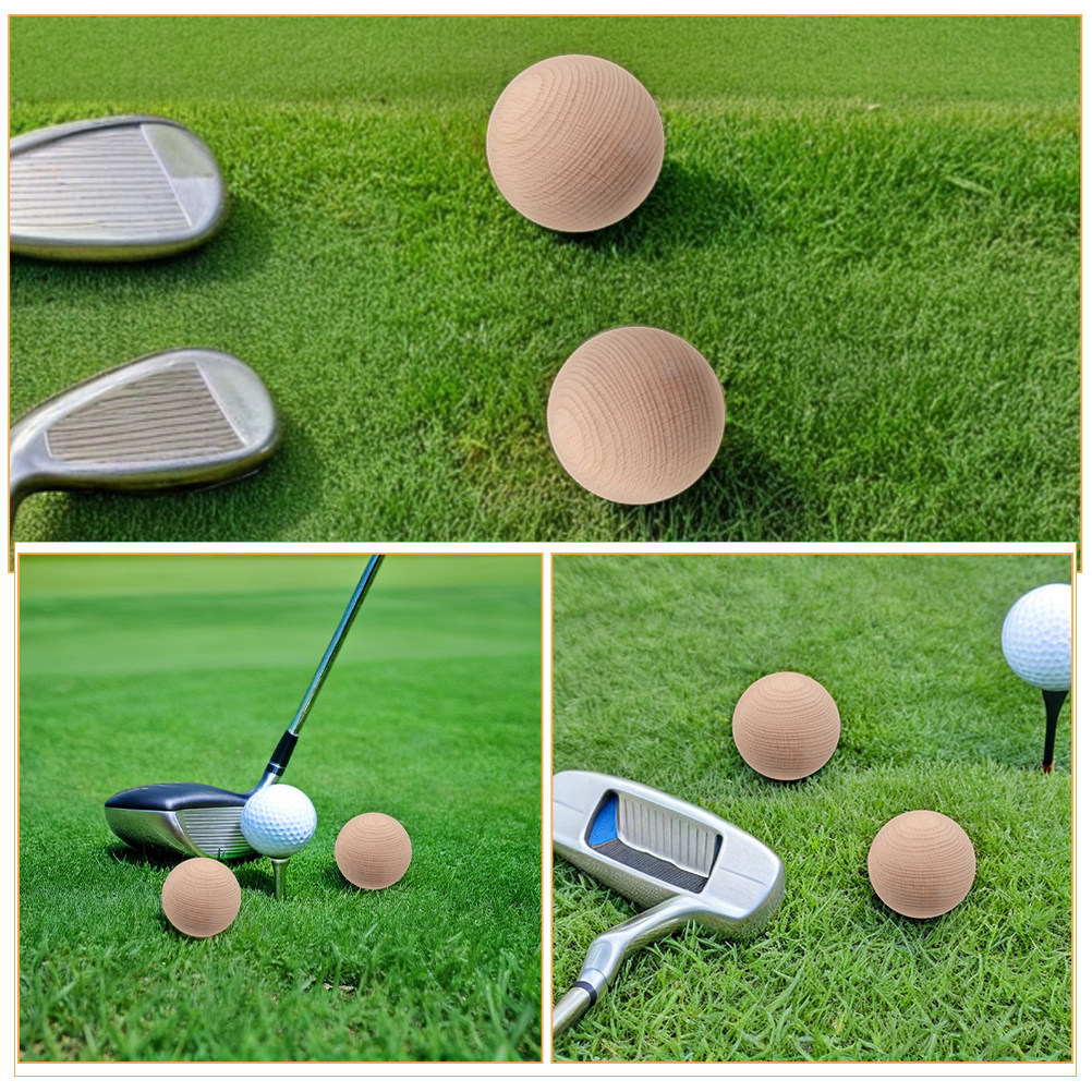 6個入り木製クロケットボール屋外芝生ゲームセット素朴なブナ材 - Croquet Set Lawn のレビューと価格