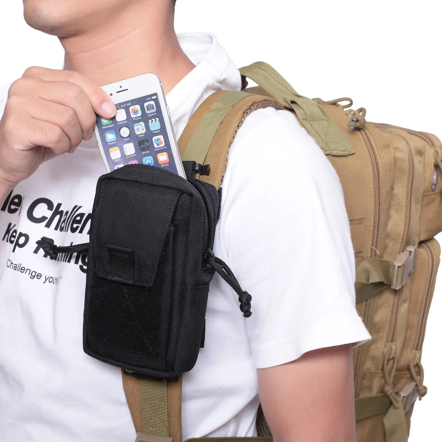 モールバックパックストラップフォンホルダーウエストポーチ - - Sack Race Bag のレビューと価格
