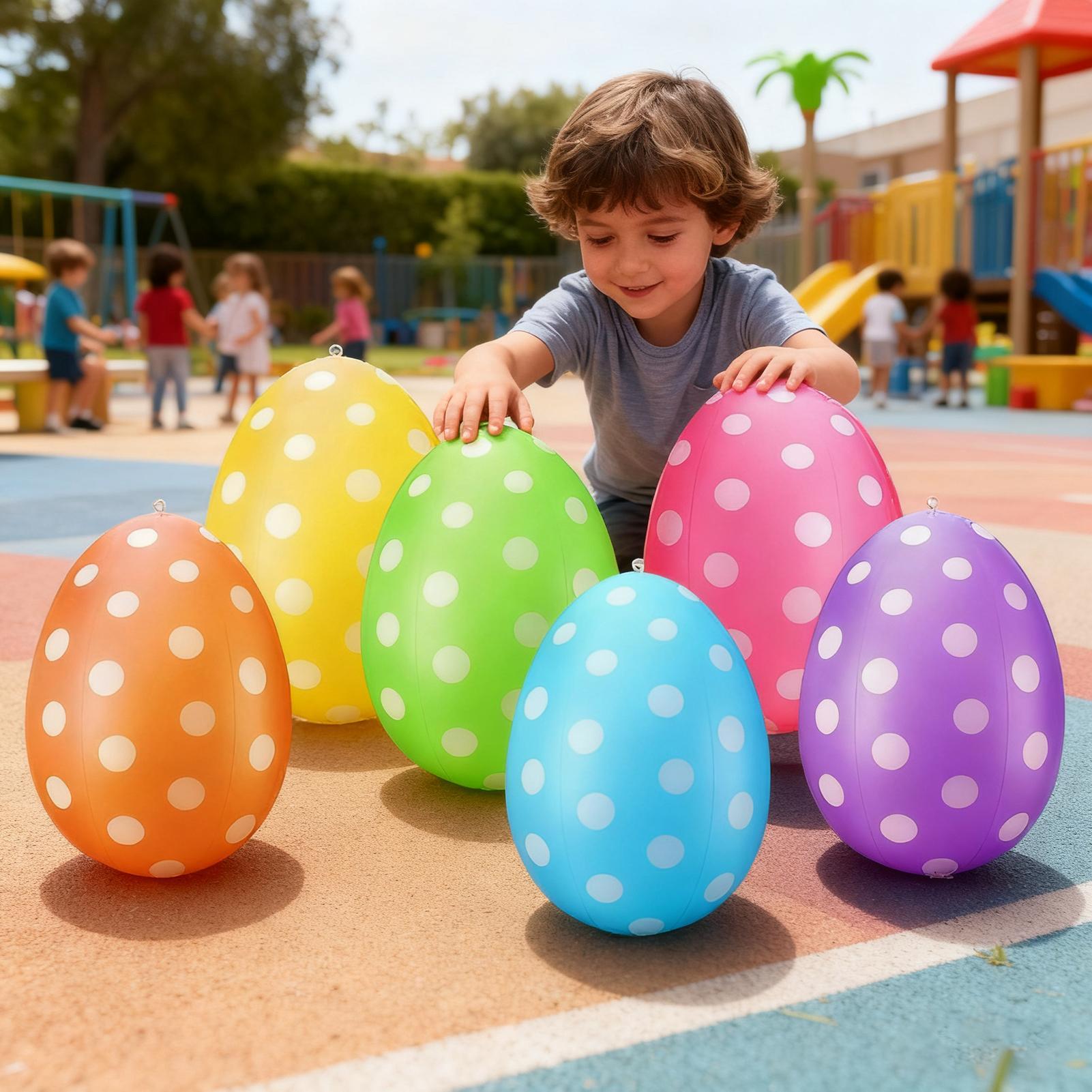 インフレータブルイースターエッグ 6個/セット イースターP - Party Games Egg のレビューと価格