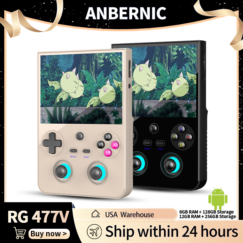 ANBERNIC RG 477V 携帯ゲーム機 4.7インチ - Party Games Android のレビューと価格