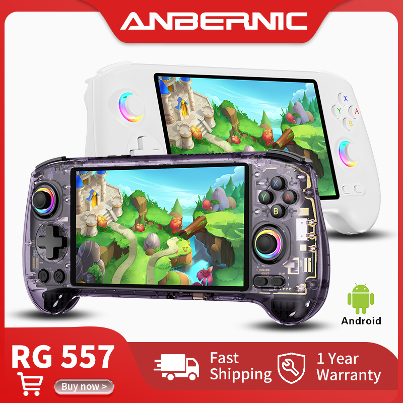 Anbernic RG557携帯ゲーム機 5.48インチ A - Party Games Android のレビューと価格