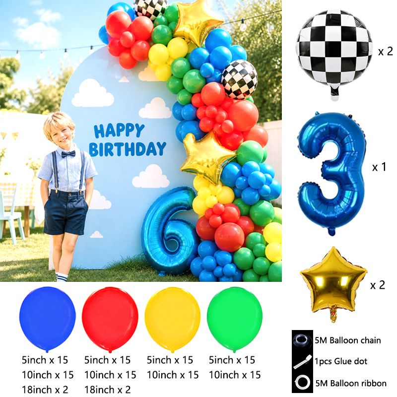 ゲームコントローラー型キノコバルーンガーランドアーチキット  - Party Games Easter For Kids のレビューと価格