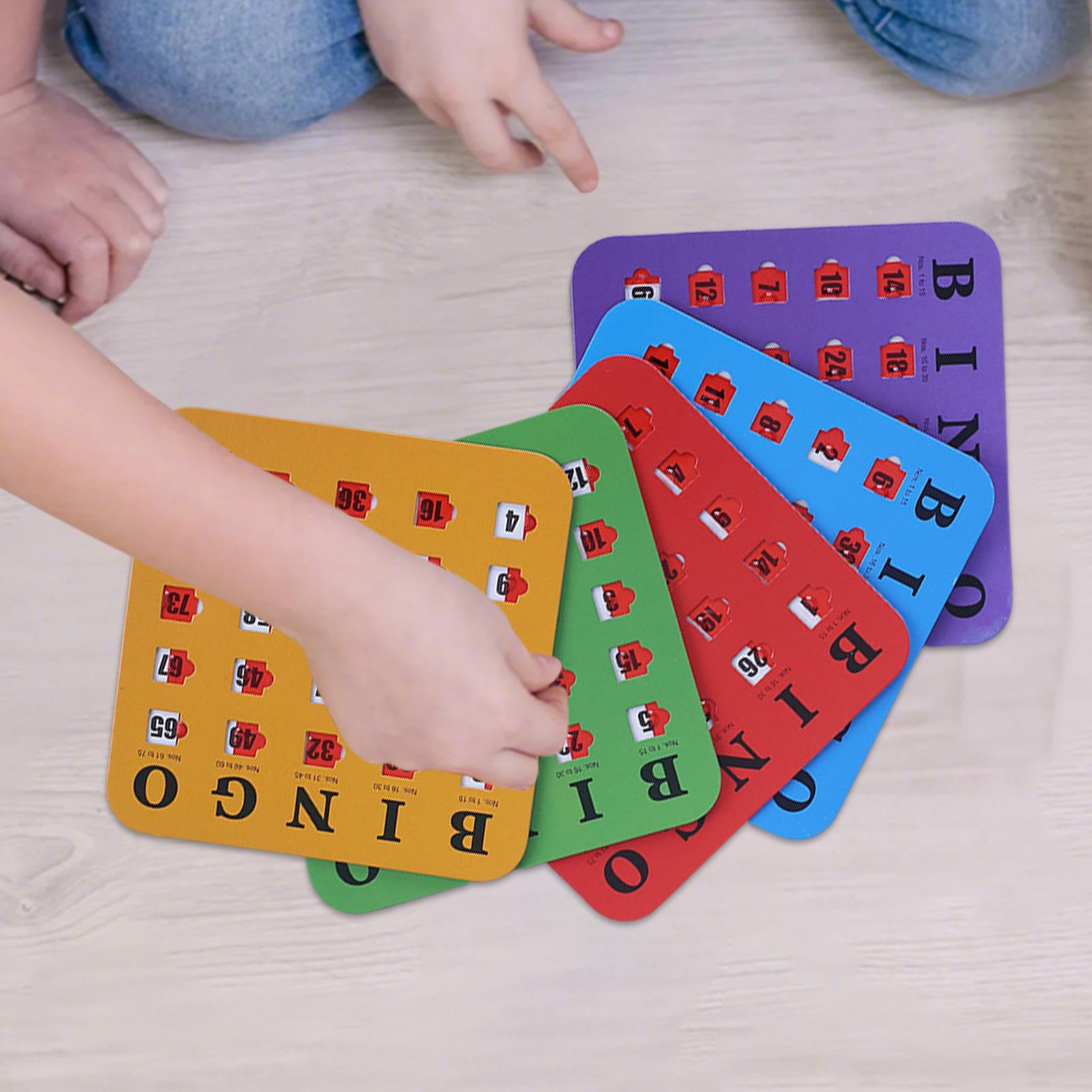 5枚入りビンゴゲームカード 大型印刷ビンゴカード 大人数向け - Party Games For Adults Large Group のレビューと価格