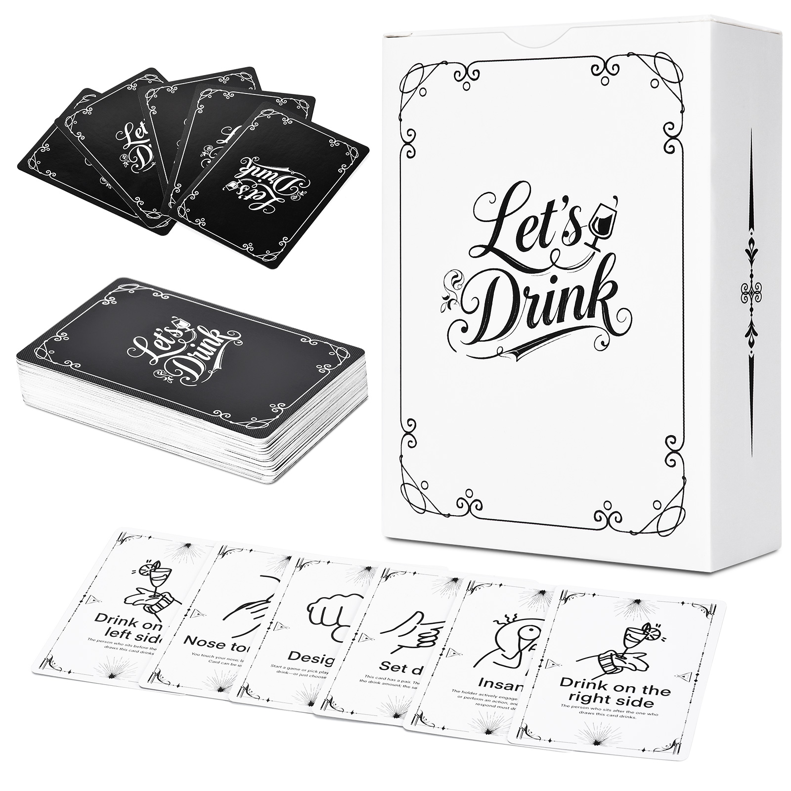 大人向け飲酒ゲームカード – 飲酒ゲーム、大学パーティー、ゲ - Party Games Adult Birthday のレビューと価格