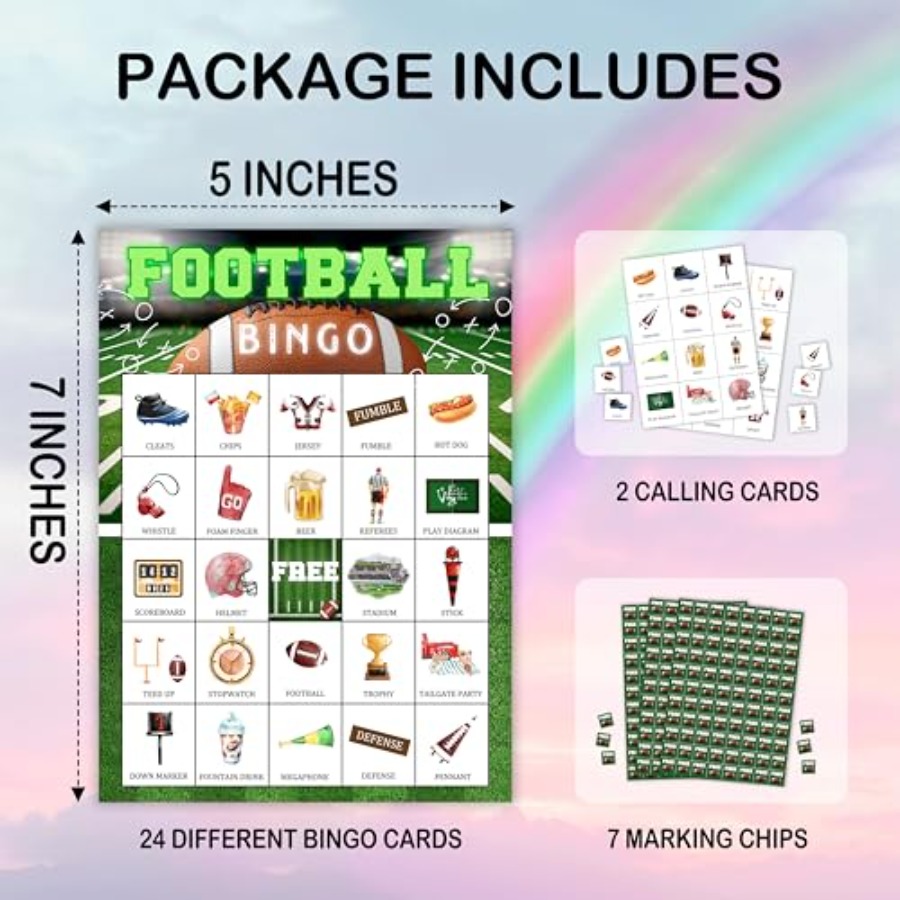 サッカーパーティービンゴゲームカード、大人、大人数の家族、友 - Party Games For Adults Large Group のレビューと価格