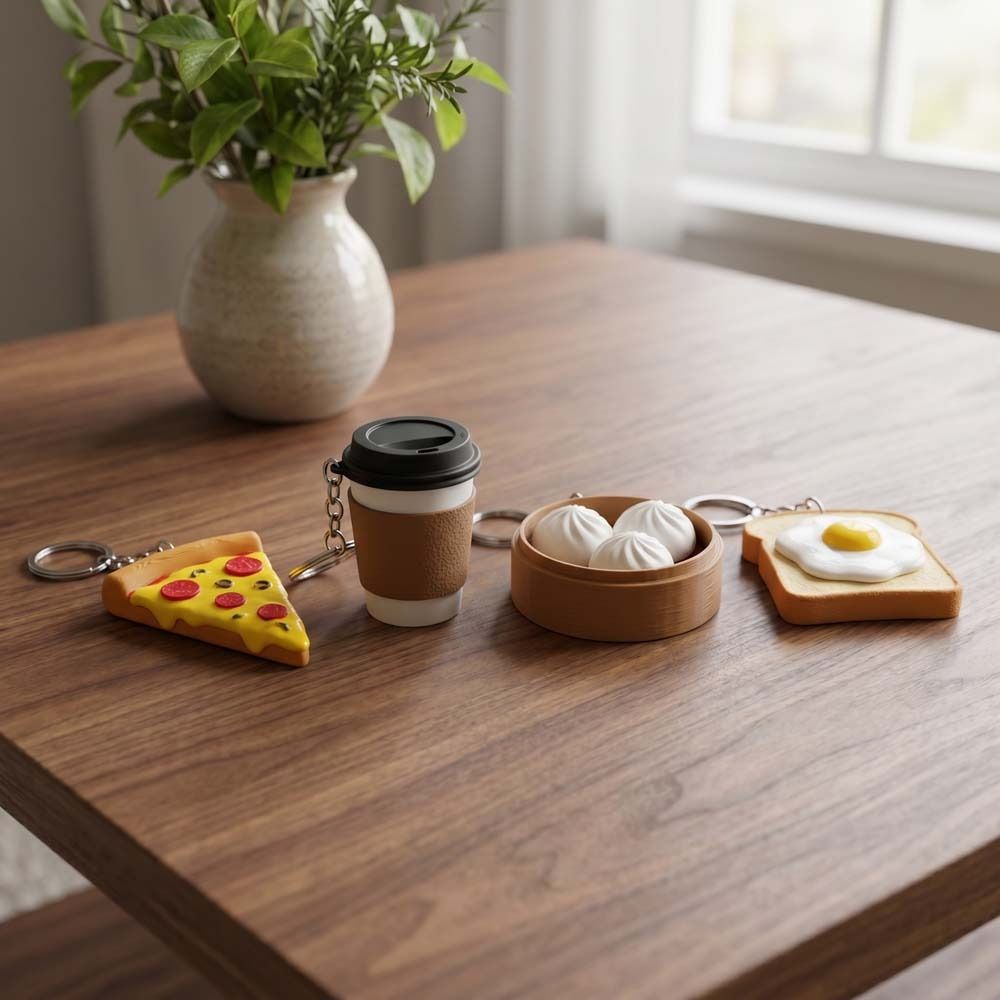 3Dプリント食品クリッカーキーチェーン ダブルエッグ PLA - Party Games Egg のレビューと価格