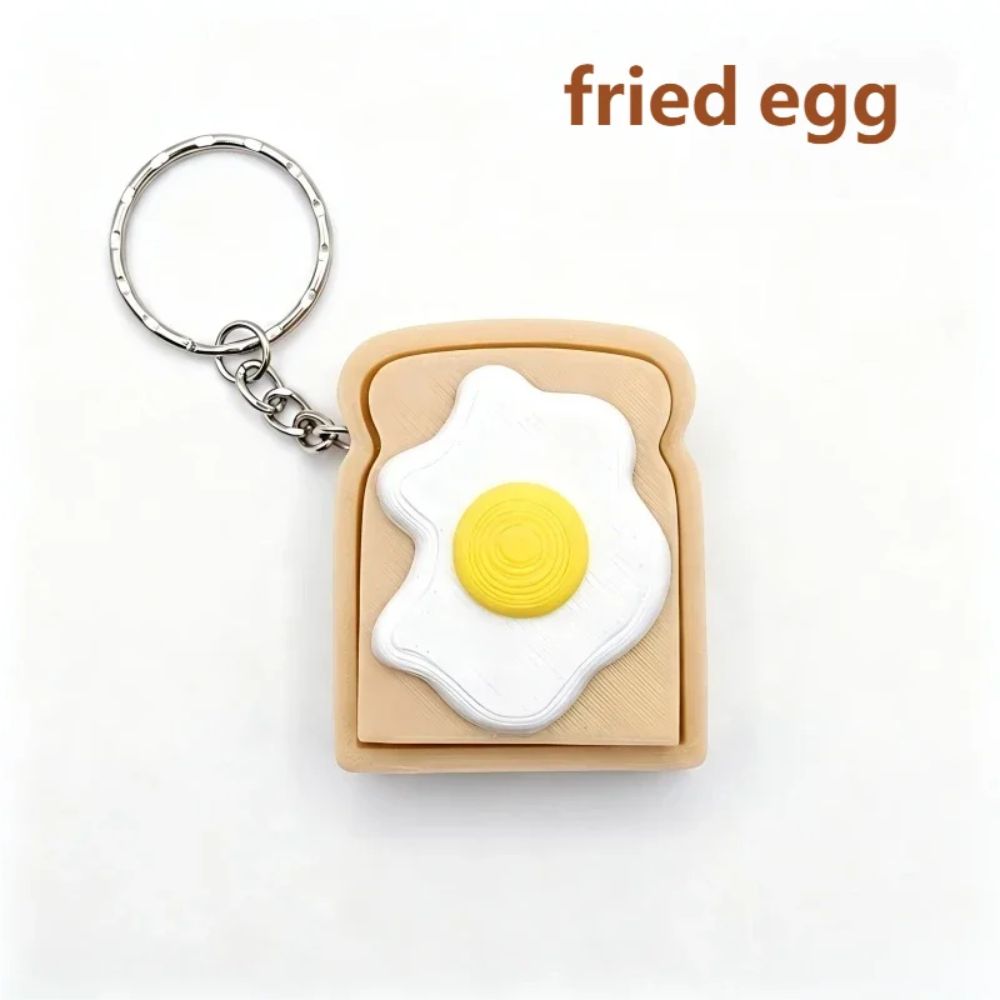 3Dプリント食品クリッカーキーチェーン ダブルエッグ PLA - Party Games Egg のレビューと価格