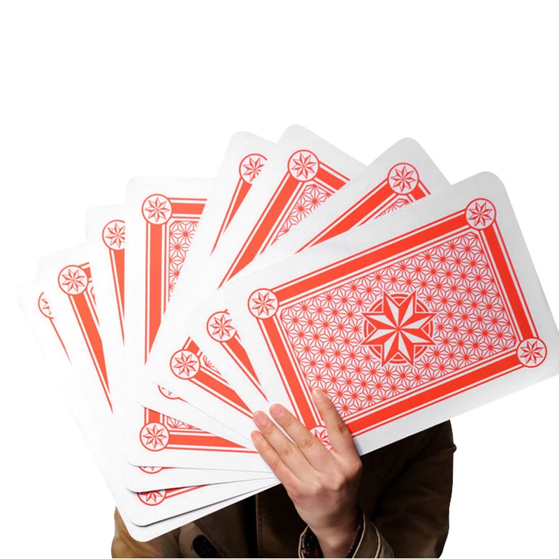 スーパージャンボ特大サイズのトランプ 2倍大きい 54枚 結 - Party Games Adult Birthday のレビューと価格